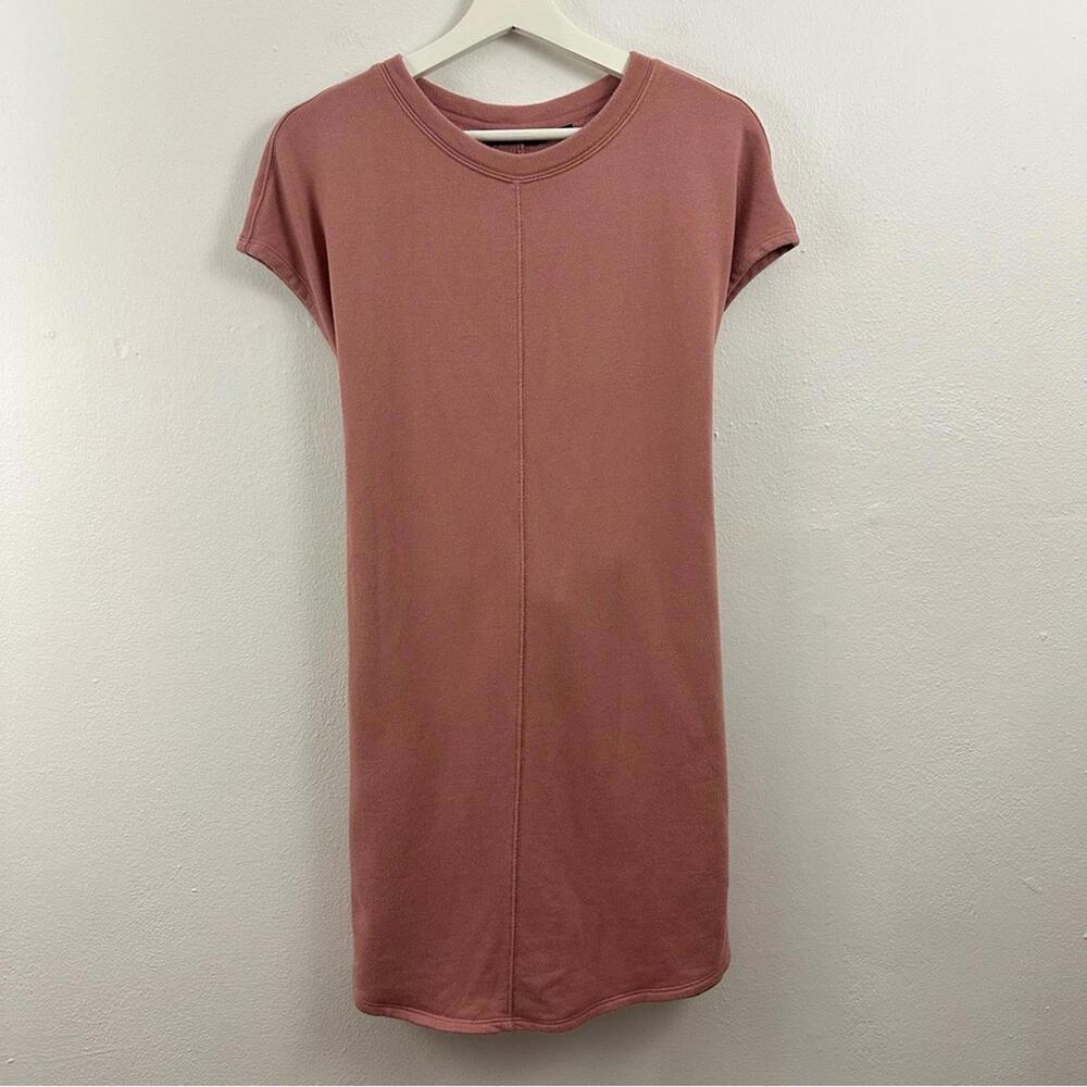 Athleta Women’s Pink Short Sleeve Tie Back Dress Size S - Picture 1 of 5
